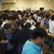 The Virginia residents of Santa Rosa hosted the first carnival party of 2016 in Annandale, Virginia. Every year, the Valle Alto community has at least two parties each weekend from February to March. Carnival happens at the time of harvest in Bolivia. Singing and dancing are expressions of gratitude for the harvest and Mother Earth. Image by Carey Averbook. United States, 2016.