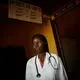 Dr Anaurite Nyaboleka at her health clinic in Mbandaka. She says she has no access to anti-venoms and is left providing symptomatic care. Image by Hugh Kinsella Cunningham. Congo, 2019.