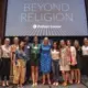 From left to right: Yale School of Forestry and Environmental Studies Student Fellow Emma Johnson, Beyond Religion Student Fellow Lily Moore-Eissenberg (Yale University), Beyond Religion Student Fellow Catherine Cartier (Davidson College), Columbia University School of Journalism Student Fellow Yuhong Pang, Beyond Religion Student Fellow Nikhil Mandalaparthy (University of Chicago), Wake Forest University Student Fellow alum Kiley Price, Contributing Editor Kem Sawyer, American University Student Fellow alum Julia Boccagno, University of Chicago Student Fellow alum Sydney Combs, University and Community Outreach Director Ann Peters, Outreach Coordinator Holly Piepenburg, College of William & Mary Student Fellow alum Julia Canney. Missing: American University Student Fellow alum Camila DeChalus, Johns Hopkins Bloomberg School of Public Health Student Fellow Isabella Gomes, Boston University School of Public Health Student Fellow Pallavi Puri. Image by Jin Ding. United States, 2019.