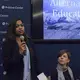 Palak Barmaiya from South Dakota State University reports on alternative education in Ladakh. Image by Jin Ding. Washington, DC, 2017.