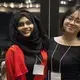 Northwestern University in Qatar student fellows Ifath Sayed and Jueun Choi. Image by Jin Ding. Washington, DC, 2017.