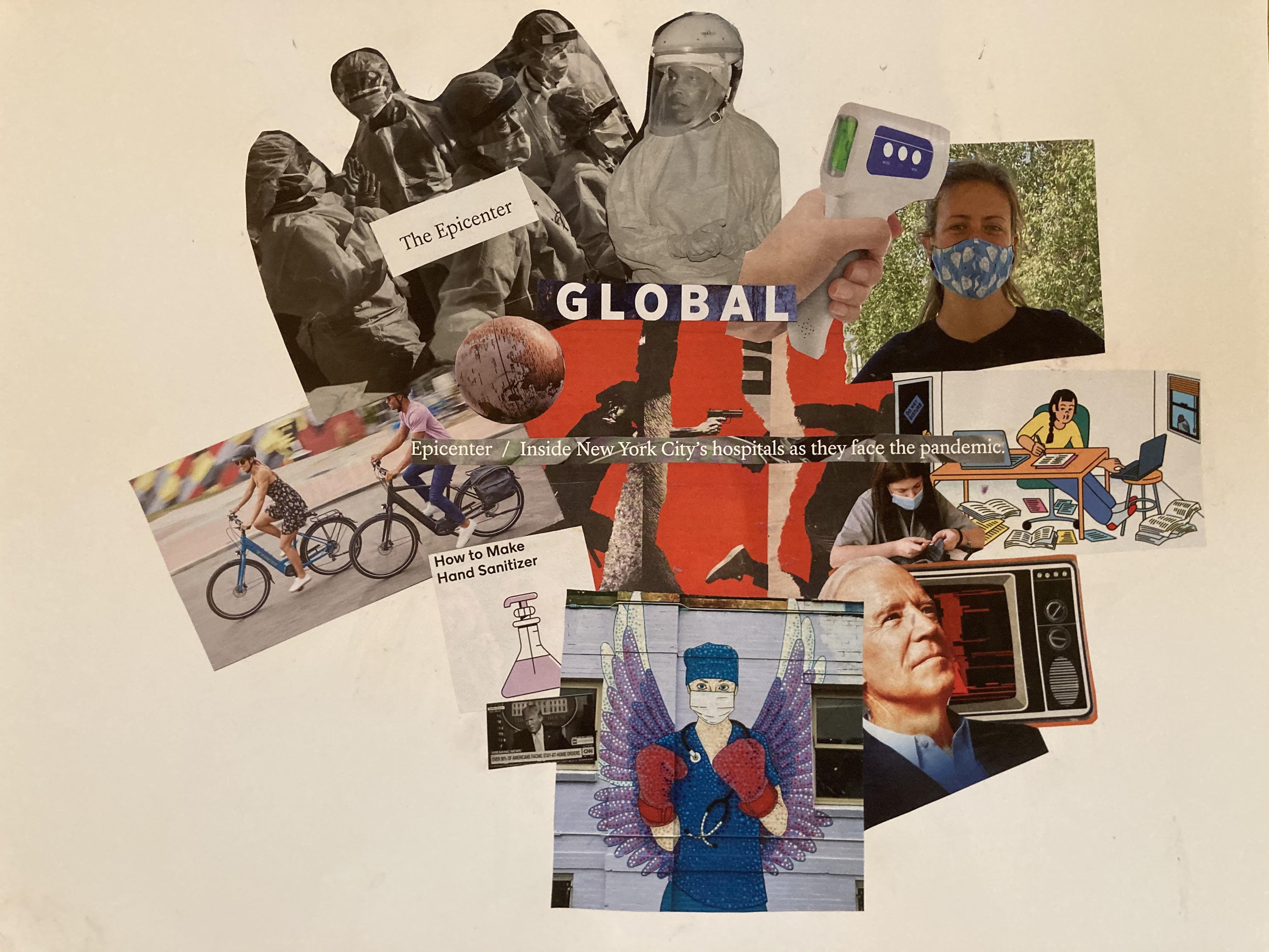 Student work sample from New York City as part of the Michael Freydin's unit, "Community and Civic Participation." United States, 2020. Media file: unnamed-2.jpg