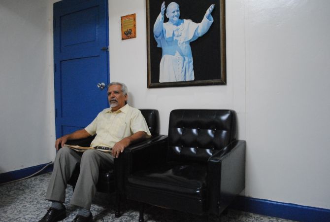 William Somarriba claims he was fired as a taxman for the Nicaraguan government because he didn't belong to the ruling Sandinista party. Image by Tim Rogers. Nicaragua, 2012. Media file: william_somarriba.jpg
